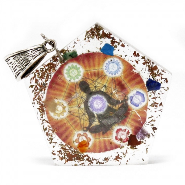 Orgonit Kraftanhänger Chakra Oktagan